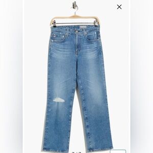 AG Adriano Goldschmied Rhett High-Waisted Straight Jeans 27R